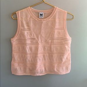 MISSONI Knit Star Peach Tank top